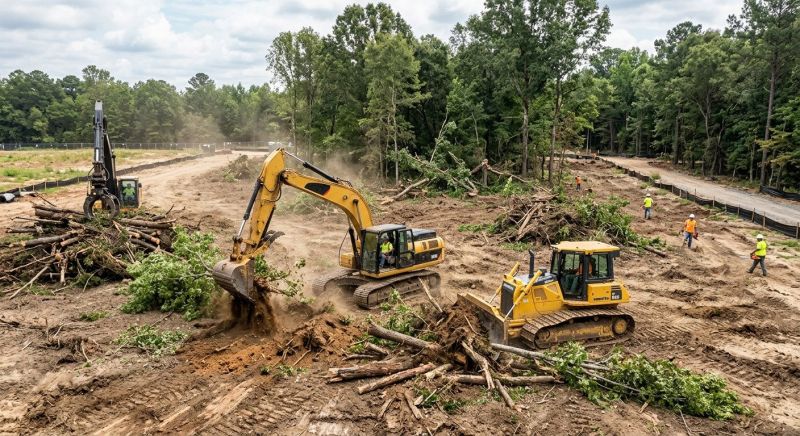 Commercial Lot Clearing in Marietta, GA